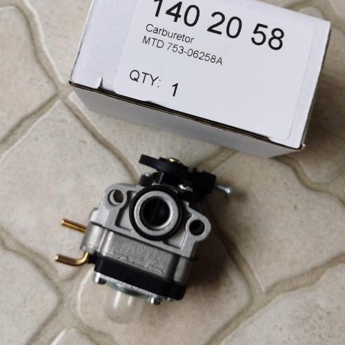 Replacement Carburetor Compatible with MTD 753-06258A 75306258A