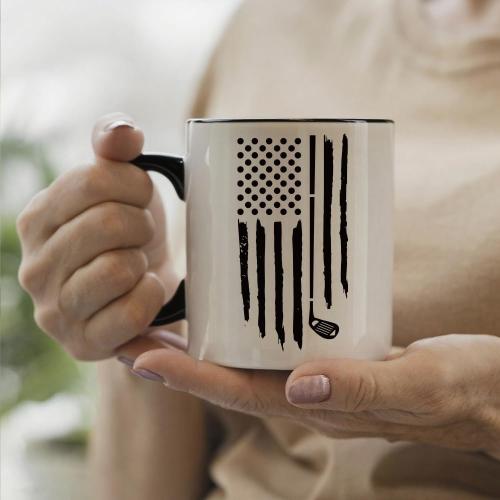 Father’s Day Golf Gifts for Dad - Best Papa by Par Coffee Mug 11oz, Golf Gift for Men, Gifts for Dad, Birthday Golfing Gift for Men Father Papa Pop