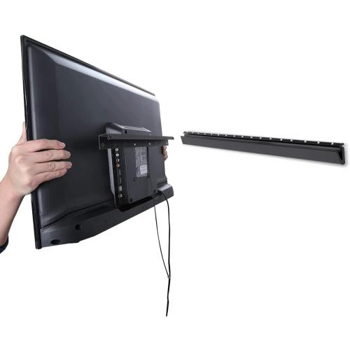 AENTGIU Studless TV Wall Mount, Heavy Duty Drywall TV Bracket Hanger for 32-75 inch Flat Screen TVs, No Stud, No Drill, No Anchors, Easy Install with All Hardware