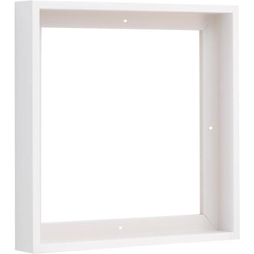 PIXY CANVAS Floater Frame 10x10 for 1-1/2 (1.5) inch Deep Canvas Paintings/Canvas Prints/Wood Canvas Panels/Wall Art/Wall Decor/Home Decor/Artwork (White, 10 x 10 inch, Square)