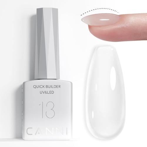 CANNI Builder Nail 8 in 1 Clear Builder for Nails Strengthener Gel Polish Thickening Extension for Beginners DIY Home Salon Manicure COLOR BLUE SKY