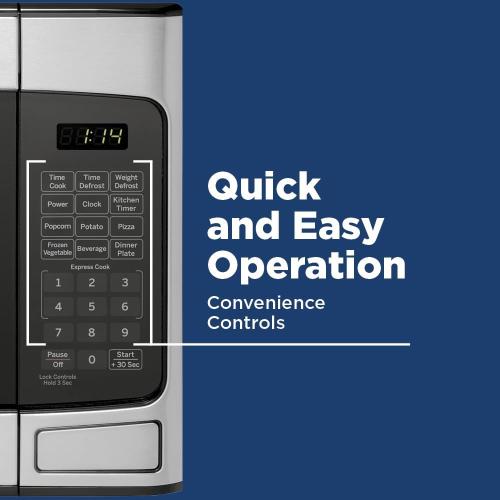 GE Countertop Microwave Oven |, OLD 1.1 Cu. Ft, Stainless Steel