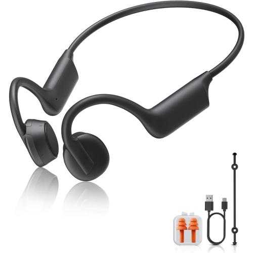 Bone Conduction Headphones Lightweight Open Ear Headphones Sport Headphone with Built-in Mic Extra Comfort IPX5 Waterproof Headset for Running,Cycling,Driving