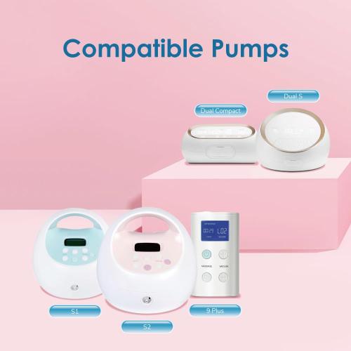 Maymom Widemouth Connector 2pc Compatible w Spectra S1 Spectra S2 Pump; Compatible with Medela PersonalFit Shield, Pumpin Pal Shield, Lansinoh Flange, Maymom MyFit Shields, MyFit Crater Shield