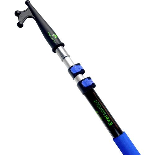 EVERSPROUT Telescoping Boat Hook | Floats, Scratch-Resistant, Sturdy Design | Durable & Lightweight, 3-Stage Anodized Aluminum Pole | Threaded End for Boating Accessories