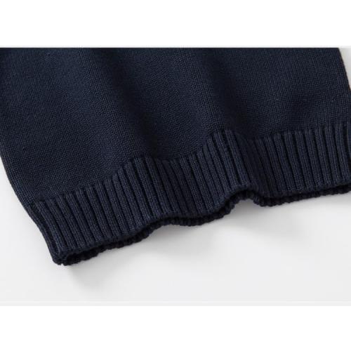 120/62 Baby Toddler Boys Girls Cotton V-Neck Sweater Vest Sleeveless Warm Uniform Pullover Cable Knit Waistcoat School Tops