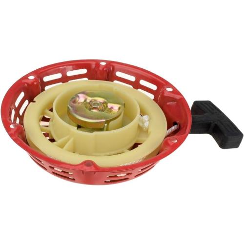 HIAORS Pull Recoil Starter for Predator 196cc 212cc Harbor Freight 5.5hp 5.5hp Coleman CT200U CT200U-EX BT200X KT196 Baja Warrior Heat MB200 MB165 Massimo Mini Bike Hammerhead Go Kart Cart Red Parts