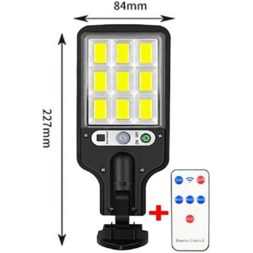 Solar Lights Outdoor, 6000 Lumens 4pack 108COB LED Solar Powered Motion Sensor Wall Lamp - IP65 Waterproof with Remote Control, Durable Security Light for Outside Wall, Garden, Yard, Porch (4Pack)