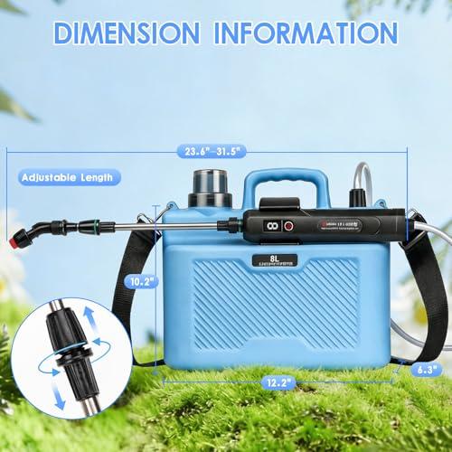Battery Powered Sprayer, Electric Sprayer, Four Types of Nozzles