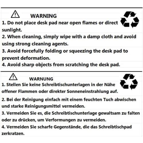 ZORESYN Large Desk Pad (39.4 x 23.6) - Waterproof PU Leather Desk Mat with Non-Slip Base, Office Desk Protector for Keyboard, Mouse, and Writing, Durable Stitched Edges (Black)