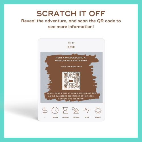 Reach International Outfitters Pennsylvania Adventure Bucket List: 50 Scratch-Off Cards for Outdoor Activities, Tourist Attractions, and Road Trips - Perfect Travel Gift and Guide for Exploring