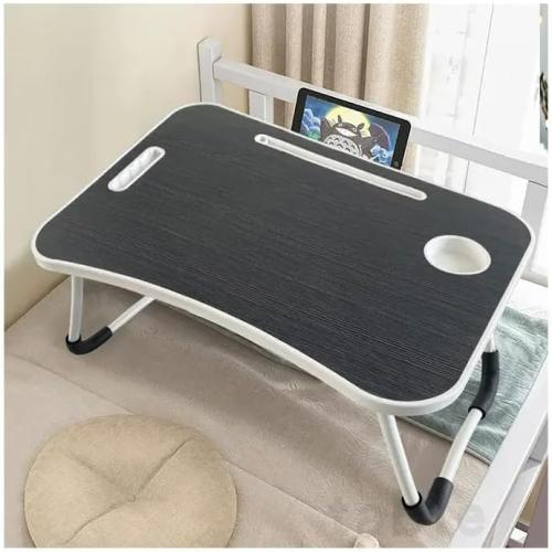 Simple and Stylish Laptop Folding Table, Bedside Storage Table, Portable Suitable for Bed/Sofa/Desk