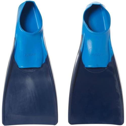 Sporti Adult-Kids Swim Fins for Pool Lap Swimming - Long Floating Fins for Swimming & Snorkeling - Swim Flippers for Training