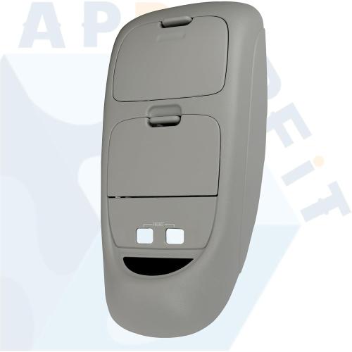 Overhead Console w/Sunglasses Holder & Storage Cover Gray 2C3Z-25519A70-AAC Compatible with 2002-2004 Ford F250 F350 F450 F550 Super Duty Truck Interior Roof Accessories Parts