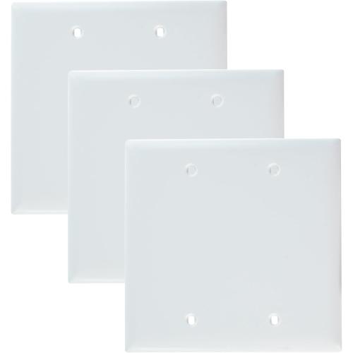 Legrand - Pass & Seymour TP23W Wall Plate - Box Mounted, 2-Gang, White (Pack of 1)