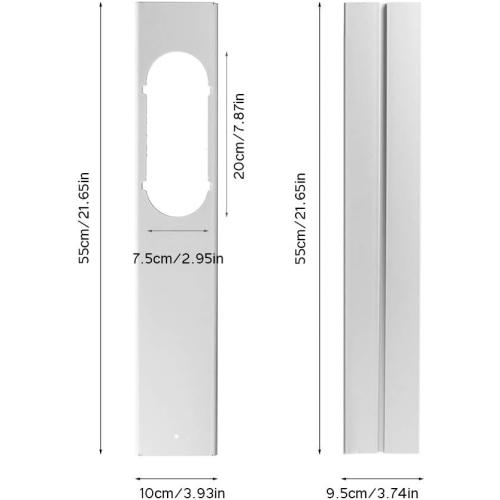 Universal AC Window Seal Kit - Adjustable Lightweight Panel for Sliding Doors & Windows