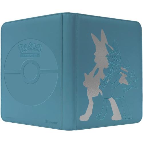 Ultra Pro | Pokemon Elite Series: Lucario 9-Pocket Zippered PRO Binder | Trading Card Game Accessory| Ages 6