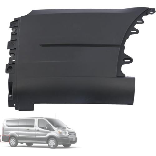 Rear Lower Quarter Panel Trim Molding Cover Compatible with Ford Transit 150 250 350 2015-2019 Bumper Cover Extension Accessories Replace CK4Z17F774FC, F01105138 (Right Passenger Side)