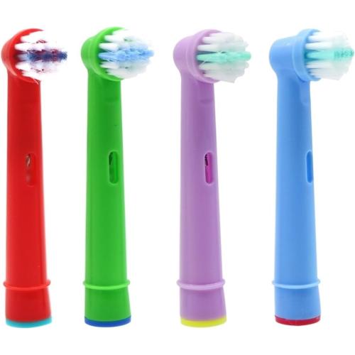 8 PCS Replacement Kids Children Tooth Brush Heads Compatible with Oral B EB-10A Pro-Health Stages Electric Toothbrush Oral Care, 3D Excel(8 Pcs)