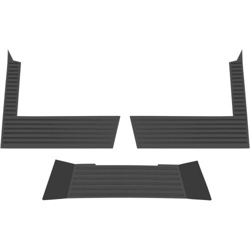 Color Black and Red BestEvMod Rear Bumper Tailgate Protector Cover Compatible with Tesla Cybertruck 2023 2024 2025 Accessories Truck Bed Tailgate Step Truck Sill Molding Cap Protective Trim TPE