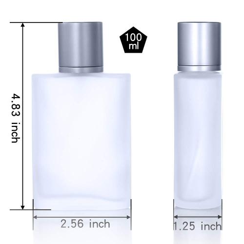 12pcs Empty Frosted Glass Spray Bottle Perfume Atomizer, Refillable Fine Mist Spray Empty Perfume Bottles