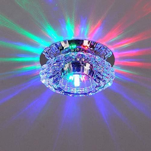 SXNING Aisle LED Ceiling Lamps Living Room Ceiling Lights Crystal Corridor Aisle Lights LED ligthing 3W (Colorful)