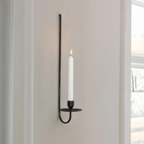 24.8 Iron Metal Wall Candle Sconce Holder, Set of 2 Wall Mount Candle Holders Modern Wall Candle Sconces Hanging for Living Room Farmhouse Fireplace Wedding