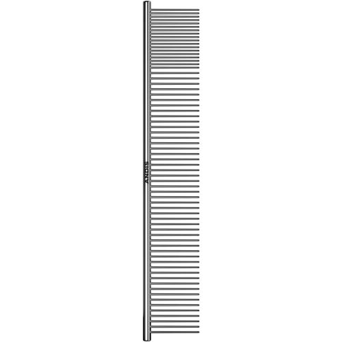 Andis 68545 Stainless Steel Pet Grooming Comb – Dematting Tool for Knots, Mats & Loose Hair Removal, 10-Inch, Professional Grooming Performance