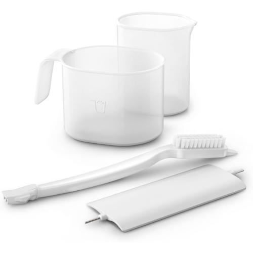 Philips Kitchen Appliances Compact Pasta and Noodle Maker, Viva Collection, Comes with 3 Default Classic Pasta Shaping Discs, Fully Automatic, Recipe Book, Small, White (HR2370/05)