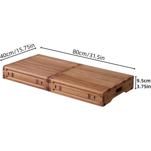 Wooden Platform, Two Combination Packs, one Step Stool for The Elderly and Children, Porch Steps, Mobile Steps, Suitable for Disabled, Elderly, and Children