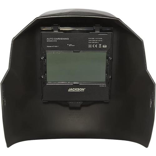 Jackson Safety Premium Graphic Welding Hood with ADF - Ultra Lightweight Auto Darkening Welding Helmet - ANSI Z87.1 (Multiple Styles)