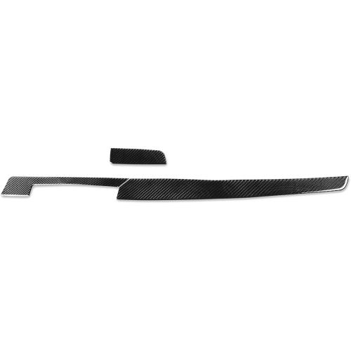 NVCNX Real Carbon Fiber Trim for Toyota RAV4 Interior Accessories | for 2013-2018 2014 2015 2016 2017, Dashboard Warning Light Switch Button Panel Cover, Thick Overlay Sticker Decal