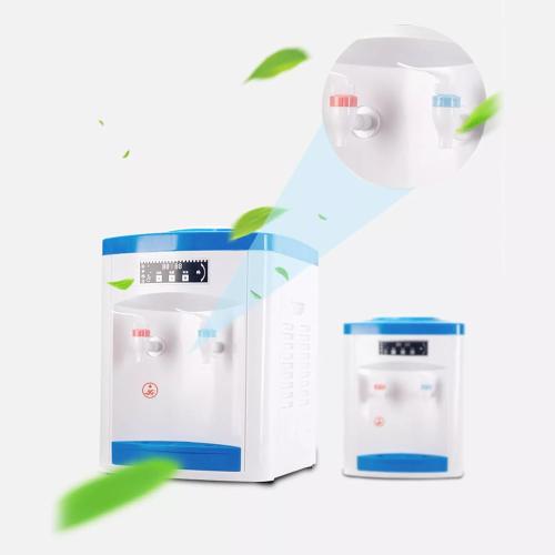 Top Loading Water Cooler Dispenser, Countertop 5 Gallon Hot Cold Water Dispenser for Home and Office, White