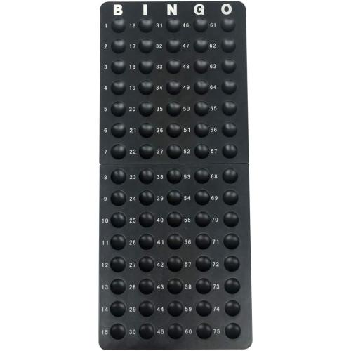 Yuanhe Deluxe Bingo Game Set-Includes Metal Cage,500 Colorful Bingo Chips,100 Bingo Cards,75 Colored Balls,Plastic Masterboard,Great for Large Groups,Parties …