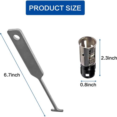 Cigarette Lighter Socket,Cigarette Lighter Removal tool,Cigarette Lighter Assembly with Dismantle Tool,Standard Replacement OEM #25776667 J42059 25774623 Accessories,Compatible With GM
