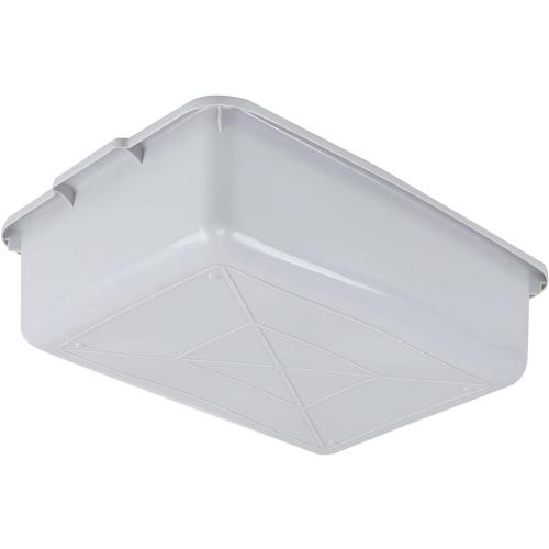 Zopnny 3 Pack Bus Tubs Commercial, 13 L Tubs with Lids, Grey
