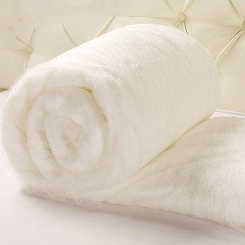 Premium Mulberry Silk Fill 100% Natural 6A Grade Long-Strand Mulberry Silk Filling Hypoallergenic for Stuffing (Mulberry Silk 1IB)