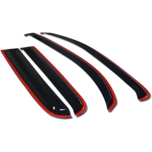 in Channel Classic Style Smoke Window Visors Deflector Vent Shade Guard 4 Pieces Compatible with 06-11 Chevy HHR