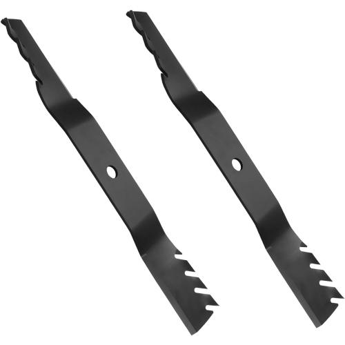 2 PCS Mulching Blades Replacement Fits for John Deere 42 Mower Z TRAK Mower Z335E Z335M Z345M Z345R X330 X350 X354 X370 X380#M170642