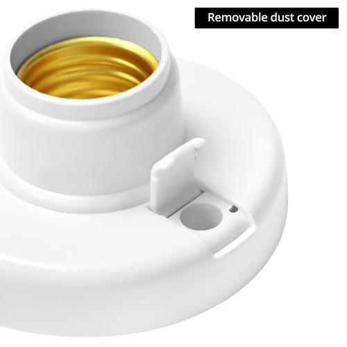 QWORK E26/ E27 Plug-in Lamp Holder