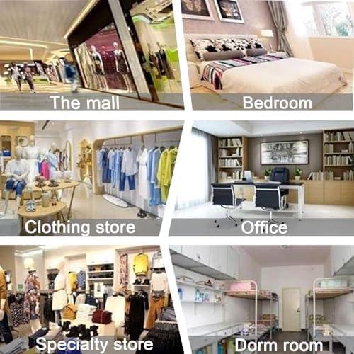 Size 200x100x95cm Color White Clothing Store Fitting Room with Shading Curtain, Portable Temporary Mobile Privacy Protection Dressing Room, Foldable Mall Simple Changing Room and Temporary Mobile Room, 200x100x95cm(White)