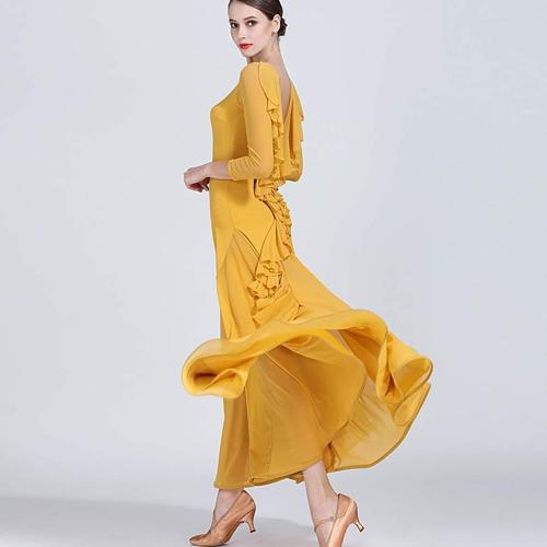 Yellow dress size large