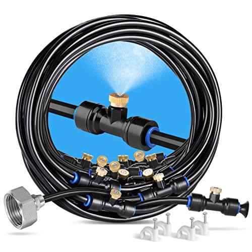 HOMENOTE Misting Cooling System, 42FT(13M) Pre-Assembled Mister Kit