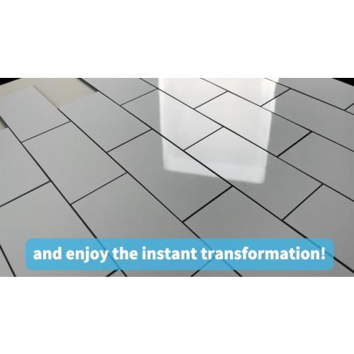 Art3d 102-Pack Peel and Stick Backsplash on Subway Tile, Glossy White