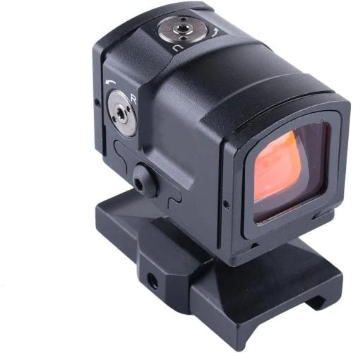 Tactical P-2 Advanced Compact Red Dot Reflex Sight, Reflex Hunting Optic Sight, 3.5MOA, Holographic Spotting Scope, with 1.54 Inch High Riser Mount, Fit 20mm Rail & Pistol Mount, Black