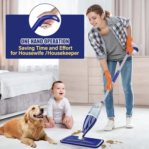 Microfiber Spray Mops for Floors Cleaning: Wet Dry Mop Hardwood Floor Mops