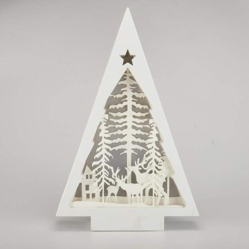 Creative Desktop Lamp, 3D Shadow Box, USB and Battery Powered, Papercut Night Lights, for Kids Nursery Room and Adults Bedroom (Color : Style 4)