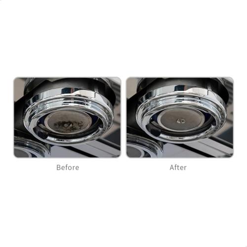 watchget Silicon Espresso Coffee Machine Cleaning Brush Professional Design for 360° Cleaning of espresso Group Head Detachable Silicon Bristles for 51mm Grouphead