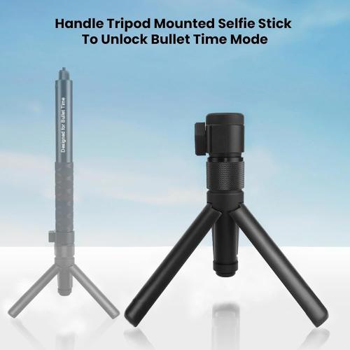 Bullet Time Handle Tripod Multi-Functional Tabletop Fold Tripod for Insta360 X4, Insta 360 X3, ONE RS, Go pro Hero 11 10 9 5 4 3 Sport Action Camera Accessories