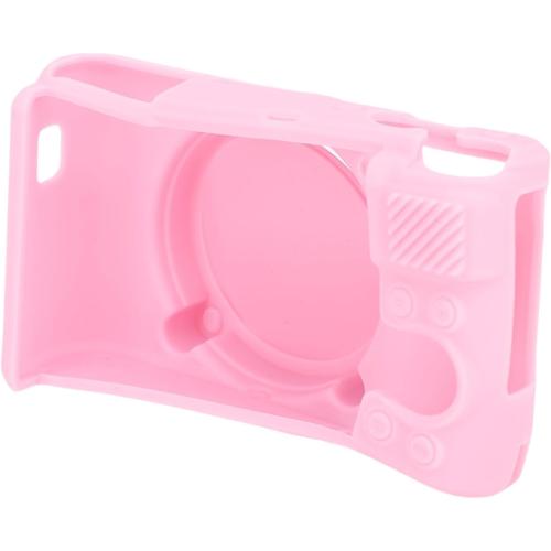 Silicone Camera Case, Scratch and Dust Proof Protective Cover with Anti Slip Texture and Easy Access Ports, for SX740 SX730 Digital Camera (Roseate)